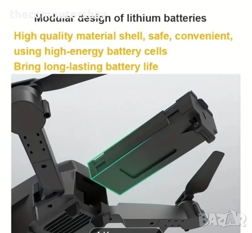 Батерии 3.7V за дронове E88, E88pro, E99, P1, K3, P10, A13, S98, E525 pro, снимка 5 - Дронове и аксесоари - 46855563
