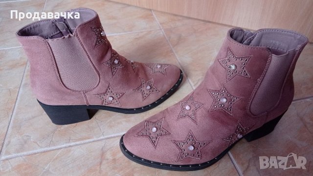 Велурени Боти , снимка 5 - Дамски боти - 37623894