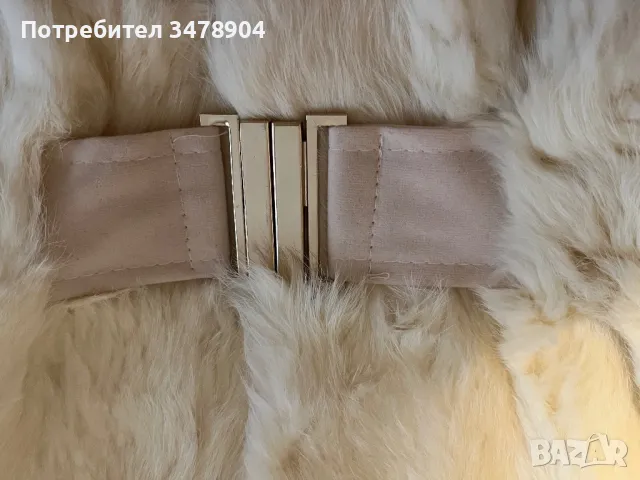 Елек от естествен косъм, снимка 2 - Елеци - 47660150