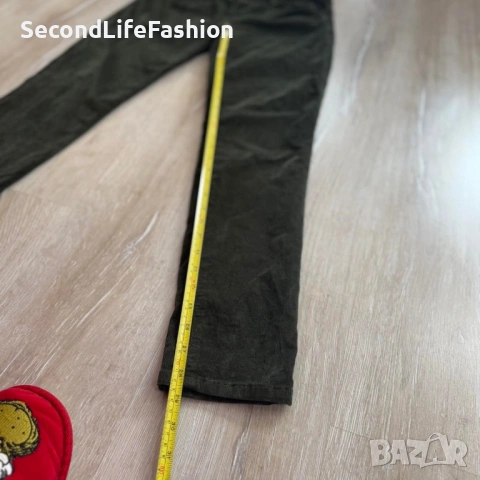 Дамски дънки панталон Mos Mosh Summer джинсови размер 28, Slim Fit, тъмнозелени , снимка 5 - Панталони - 53274452