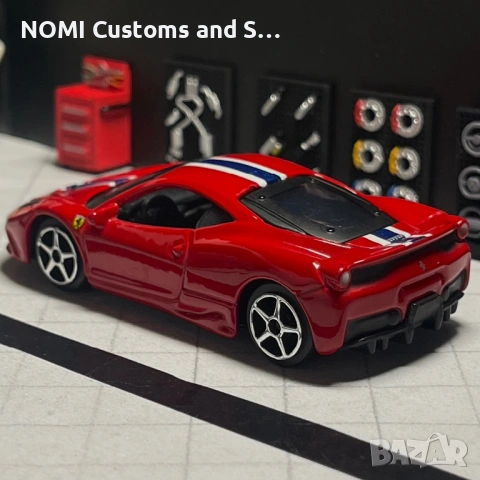 Колекционерски модели Ferrari 1:64 на Burago, снимка 5 - Коли, камиони, мотори, писти - 53139159