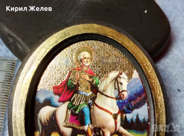 СВЕТИ МИНА ИЗТОЧНОПРАВОСЛАВНА НАСТОЛНА ИКОНКА 47612, снимка 4 - Икони - 47917171