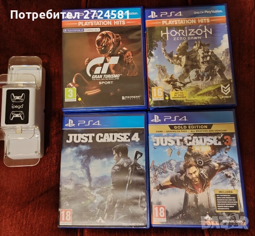 Само за 99 лева ! Оригинални игри Ps4 + Бързо зарядно за джойстици Ps5