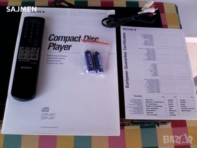 SONY CDP-297 , снимка 17 - Декове - 26857375