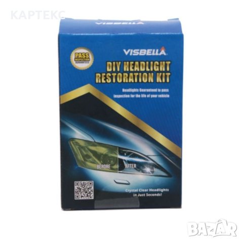 Препарат за полиране на фарове, премахване на дребни драскотини, Visbella, 125мл, снимка 2 - Аксесоари и консумативи - 39290600