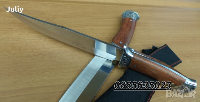 Ловен нож с фиксирано острие WOLF A59, снимка 2 - Ножове - 28642412