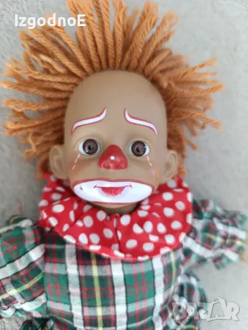 Красив ретро клоун, винтидж клоун