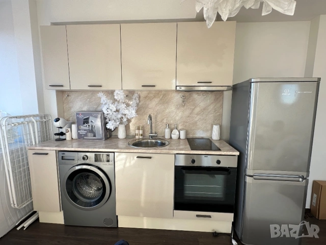 Кухня с електроуреди - пералня , печка, котлони, абсорбатор, мивка, смесител, хладилник, снимка 5 - Кухни - 53416810