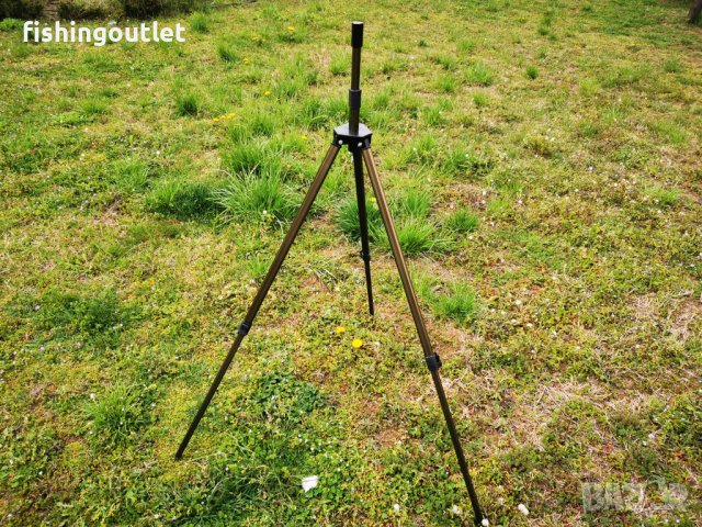 Голям трипод(стойка) за фидер риболов,аларма и др. До 130см височина !, снимка 10 - Такъми - 40343535