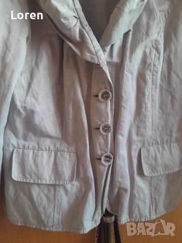 Сиво сако с джобчета, снимка 2 - Сака - 51492193