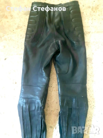 мото панталон кожен с меки протектори, снимка 2 - Панталони - 53168144