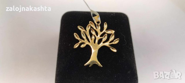 Нова Златна висулка дървото на живота-1,81гр/14кр, снимка 3 - Колиета, медальони, синджири - 43002946