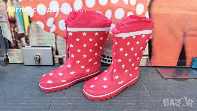 Английски детски гумени ботуши, снимка 2 - Детски боти и ботуши - 48617431