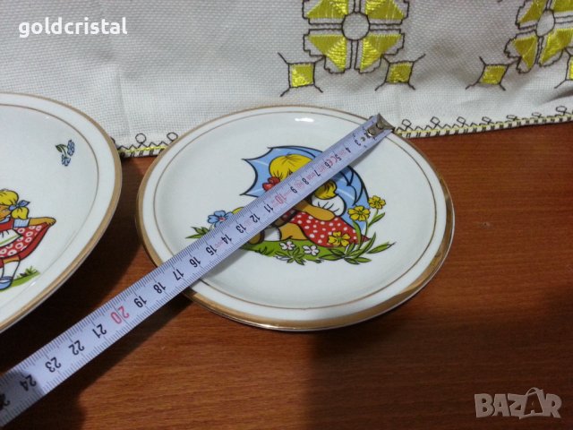 Полски порцелан детски комплект за хранене , снимка 6 - Антикварни и старинни предмети - 43453425