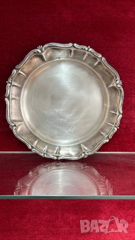 Посребрена чиния, снимка 1 - Декорация за дома - 43924095