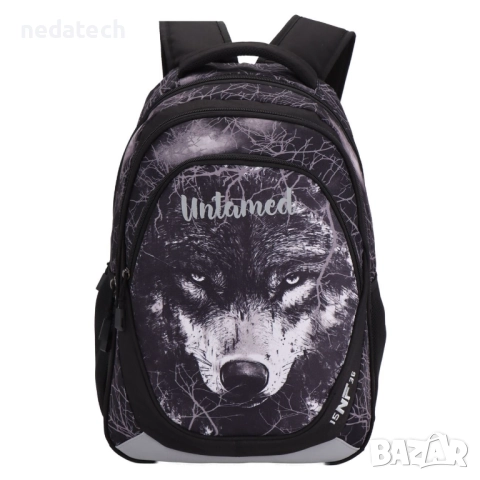 Ученическа раница  15NF36 вълк, 30x17x45см.