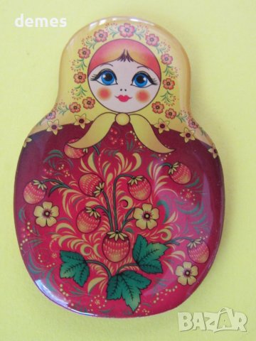 Автентичен магнит-матрьошка от Русия, снимка 2 - Колекции - 44020454