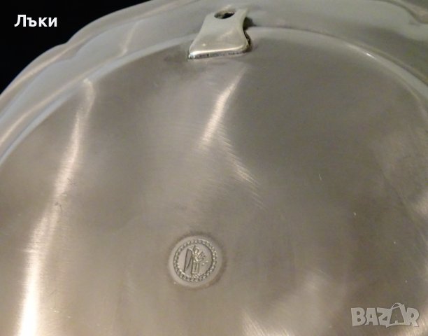 Чиния за стена,пано от калай с герб на Gimbsheim , снимка 6 - Антикварни и старинни предмети - 38068343