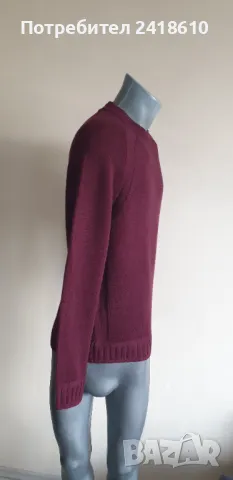 Tommy Hilfiger Wool Mens Size S / M НОВО! ОРИГИНАЛ! Мъжки Вълнен Пуловер!, снимка 6 - Пуловери - 49130232