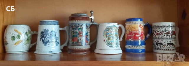 Колекционерски халби за бира от различни страни, снимка 2 - Чаши - 48749165