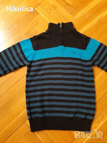 Чудесен пуловер  CALVIN KLEIN JEANS  за момче 10-12 г. ОБЛИЧАН ВЕДНЪЖ!, снимка 2 - Детски пуловери и жилетки - 27234707