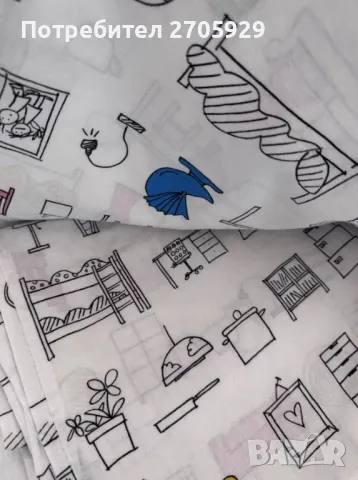 Детски памучен спален комплект, снимка 5 - Спално бельо и завивки - 50228918