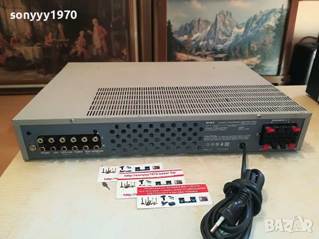 AIWA AMPLIFIER 2X50W-MADE IN JAPAN 1810221355, снимка 6 - Ресийвъри, усилватели, смесителни пултове - 38369673