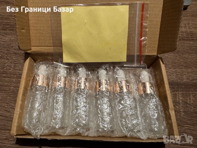 Нови Бутилки 10 мл комплект 6 броя прозрачни за масла козметика