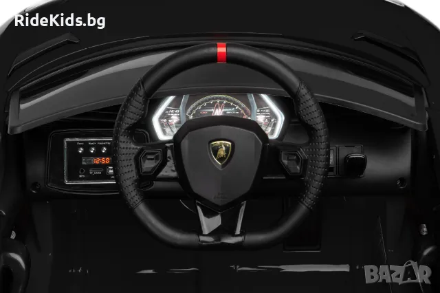 Детска акумулаторна кола Lamborghini SVJ - черна, с дистанционно, снимка 13 - Детски велосипеди, триколки и коли - 49963804