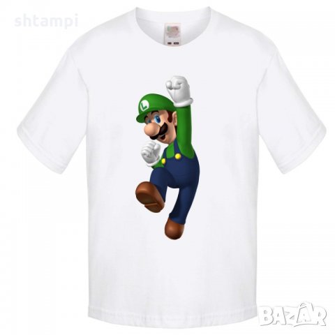 Детска тениска Супер Марио Super Mario Luigi, снимка 3 - Детски тениски и потници - 32939981
