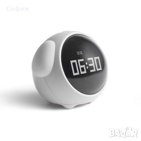 Емоджи часовник-аларма с голям цифров дисплей, снимка 1 - Други - 43051485