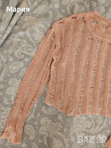 Красив розов сет, снимка 5 - Блузи с дълъг ръкав и пуловери - 52385469