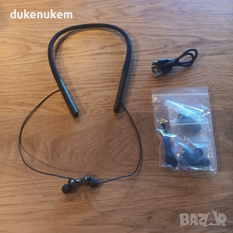 Безжични in-ear слушалки с neckband – шумопотискане, снимка 9 - Слушалки и портативни колонки - 53269881