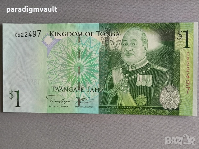 Банкнота - Тонга - 1 паанга UNC | 2009г.