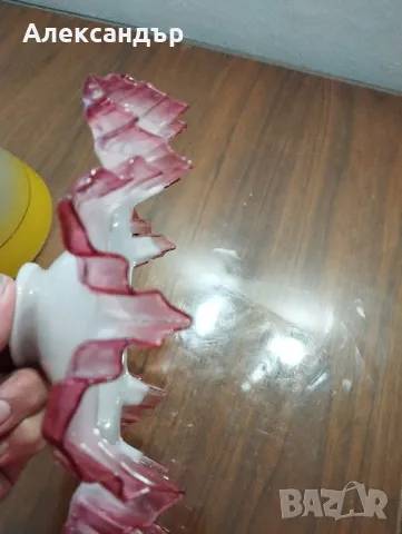 Ретро стъкла за полилей, снимка 5 - Лампи за таван - 47342300