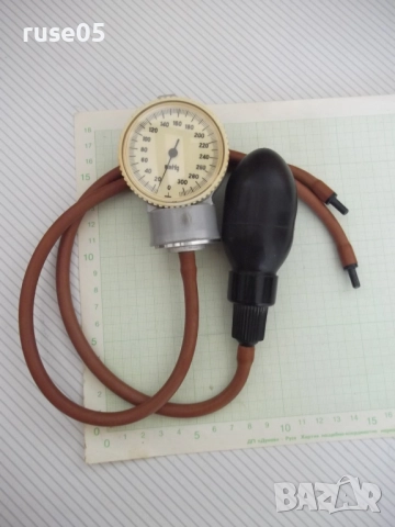 Манометър и помпа от механичен апарат за измерване на кръвно, снимка 2 - Други стоки за дома - 51869516