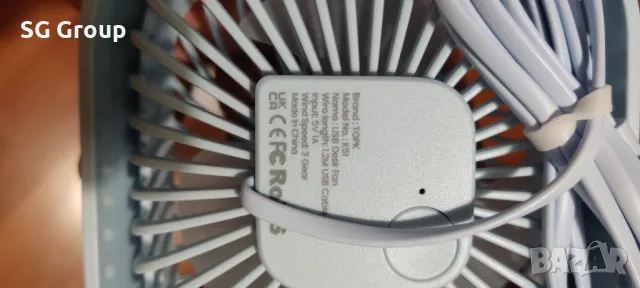 Професионален настолен USB вентилатор, снимка 3 - Вентилатори - 47271745