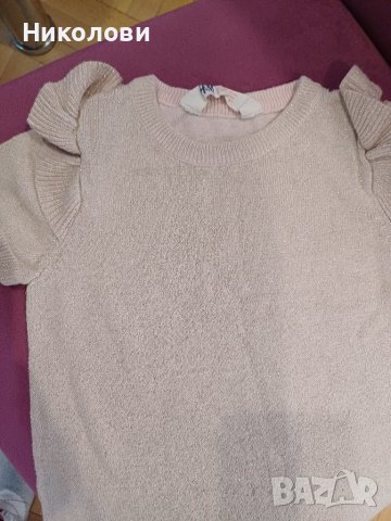 Туника 98/104 h&m , пепел от рози.