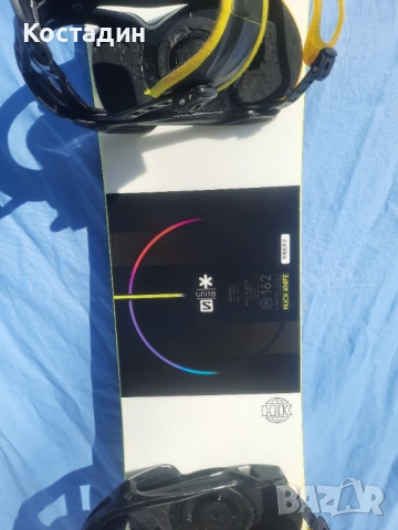 Сноуборд 162см. Salomon Huck Knife RTL Wide с автомати, снимка 4 - Зимни спортове - 52588951