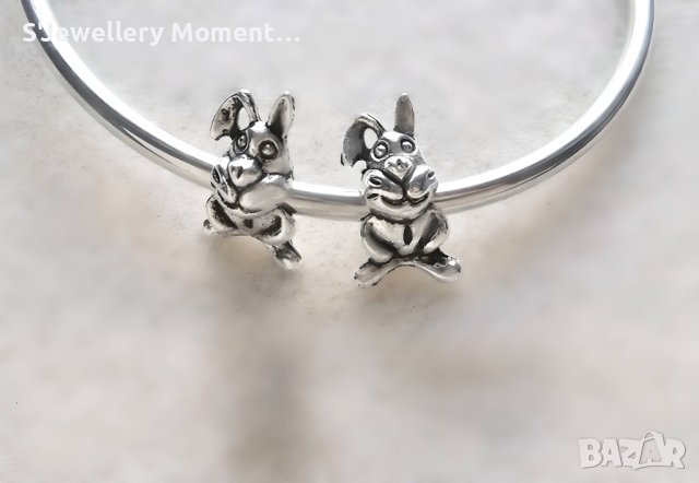 Талисман за гривни Пандора зайче, снимка 1