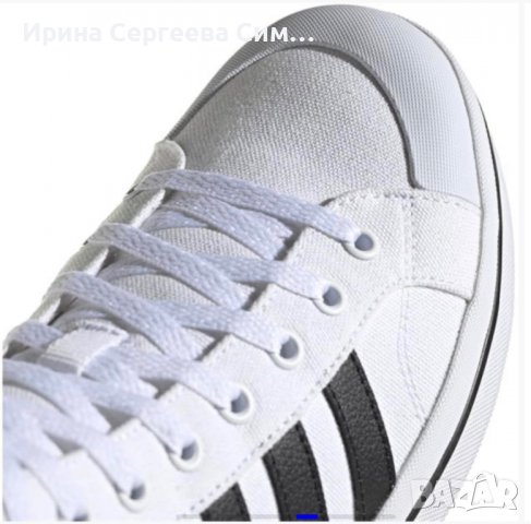 Нови оригинални кецове Adidas 39,3 номер бели и черни, снимка 1 - Кецове - 38299282