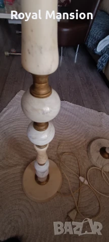 Лампиони от египетски мрамор стил барок, снимка 2 - Лампиони - 51032219