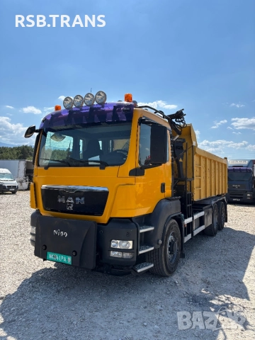 MAN TGS 26.360 6x4 3 странен самосвал КРАН ПАЛФИНГЕР, снимка 3 - Камиони - 51762386