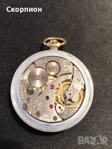 Джобен часовник - Молния - СССР - 18 РУБИНА - ПЕРФЕКТЕН, снимка 9 - Джобни - 49241450