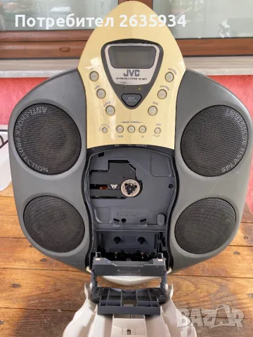 JVC backpack Boombox комбайн, снимка 3 - Радиокасетофони, транзистори - 49846675