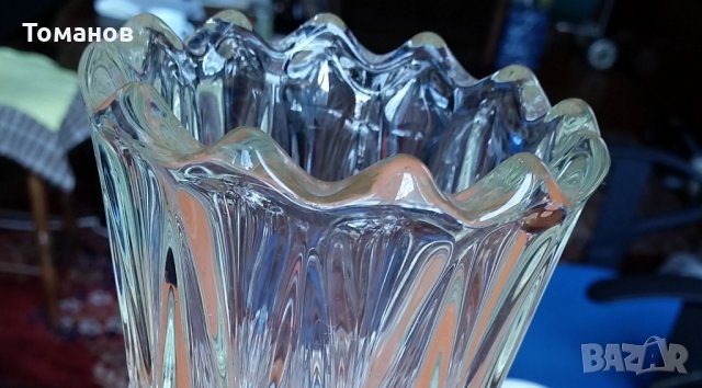 Нова масивна кристална ваза от оловен кристал, снимка 7 - Вази - 33666004