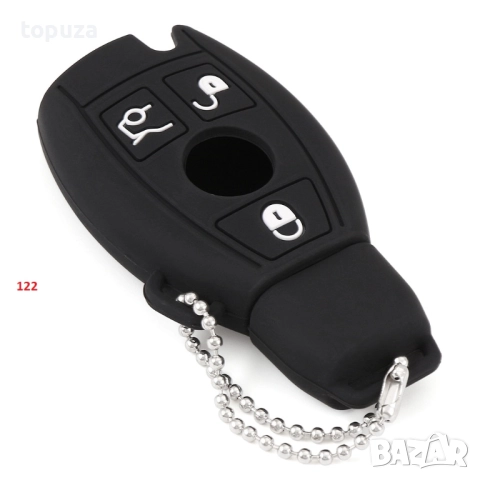 Силиконови кейсове (калъфчета) за Мерцедес Mercedes ключ тип "рибка", снимка 3 - Аксесоари и консумативи - 23614932