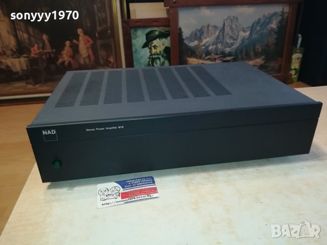 NAD POWER AMPLIFIER-СТЕРЕО СТЪПАЛО ВНОС SWISS 2412231300, снимка 2 - Ресийвъри, усилватели, смесителни пултове - 43534027