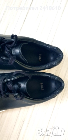 Hugo Boss Leather Mens Size 41/26см ОРИГИНАЛ! Мъжки спортно - елегантни обувки естествена кожа!, снимка 10 - Кецове - 52342982