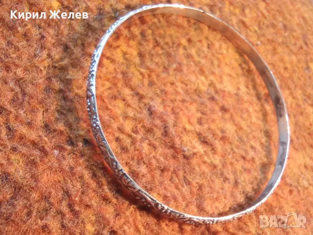 РАЗКОШНА СТАРИННА ФЛОРАЛНО ОРНАМЕНТИРАНА АР НУВО СРЕБЪРНА ГРИВНА СРЕБРО ВИСОКА ПРОБА 48408, снимка 14 - Антикварни и старинни предмети - 48493550